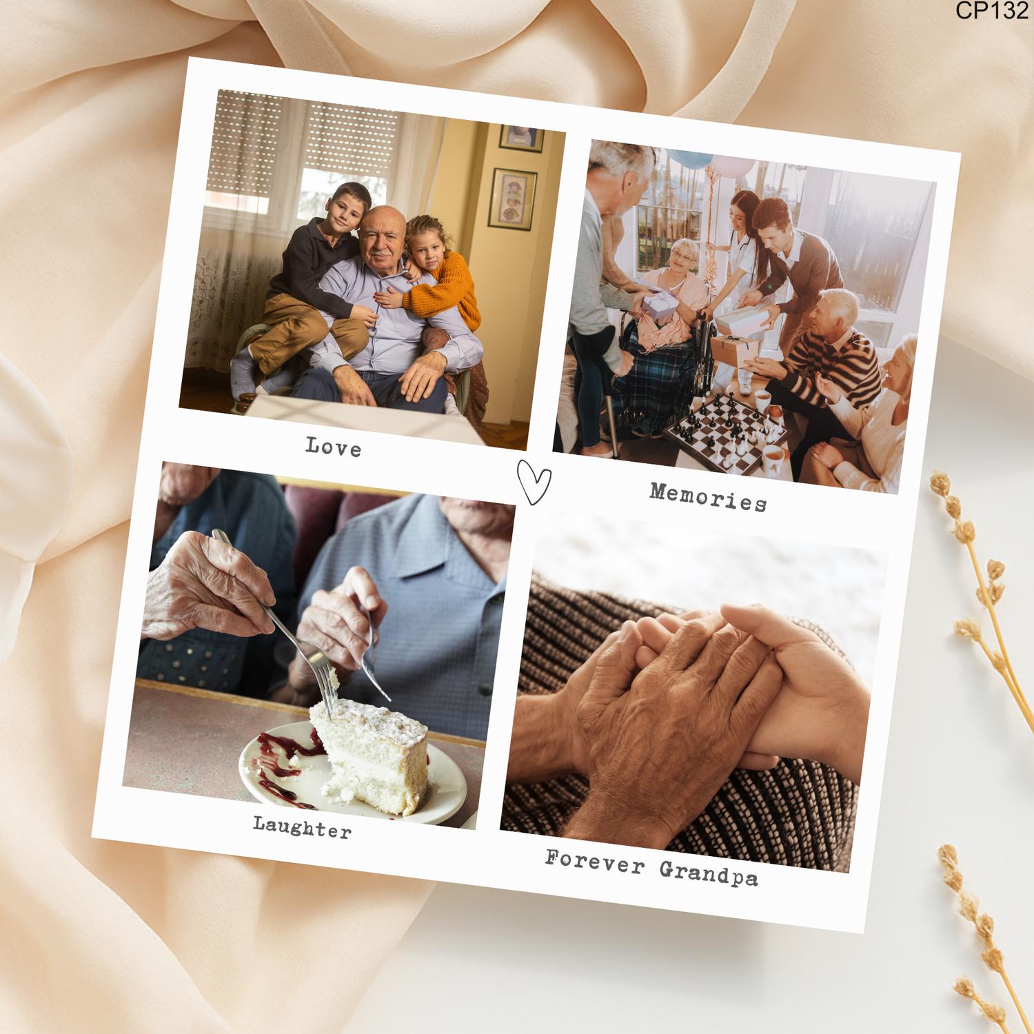 Personalized Grandpa Photo Card: Love, Laughter & Legacy