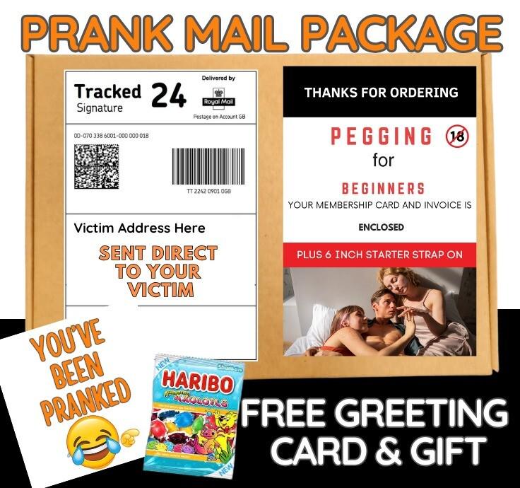 Prank Mail Package: "Pegging" Gag Gift - Ships Directly To Victim