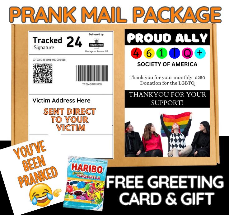 Prank Mail Package: Funny Gag Gift Sent Directly to Victim