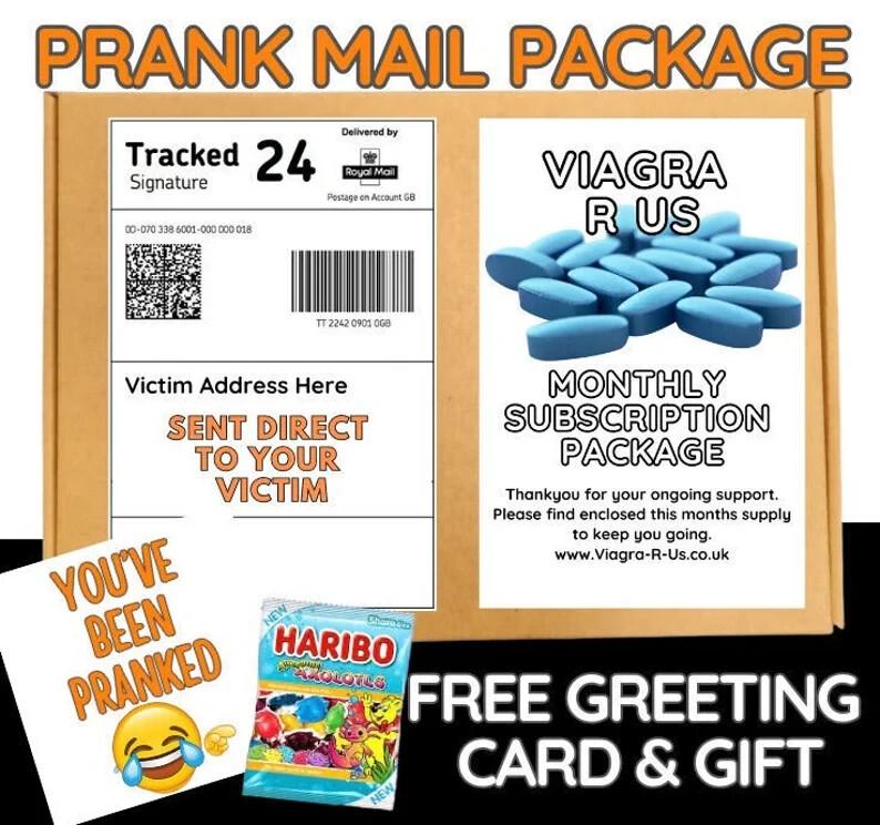 Funny Prank Mail Package: "Granny Panties" Gag Gift with Candy
