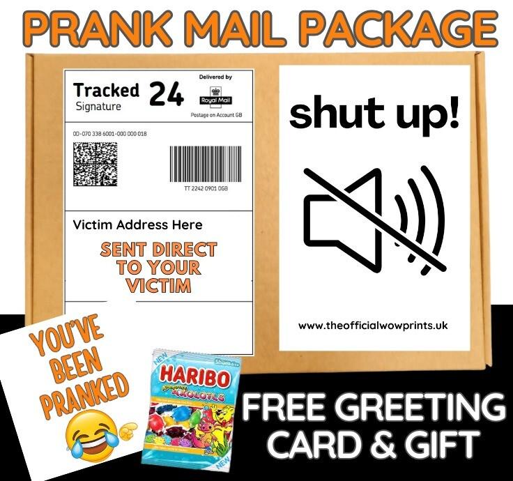 Hilarious Prank Mail Package: Adult Gag Gift with Candy