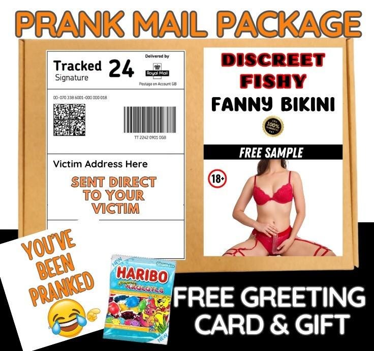 Hilarious Prank Mail Package: Discreet Gag Gift for Friends