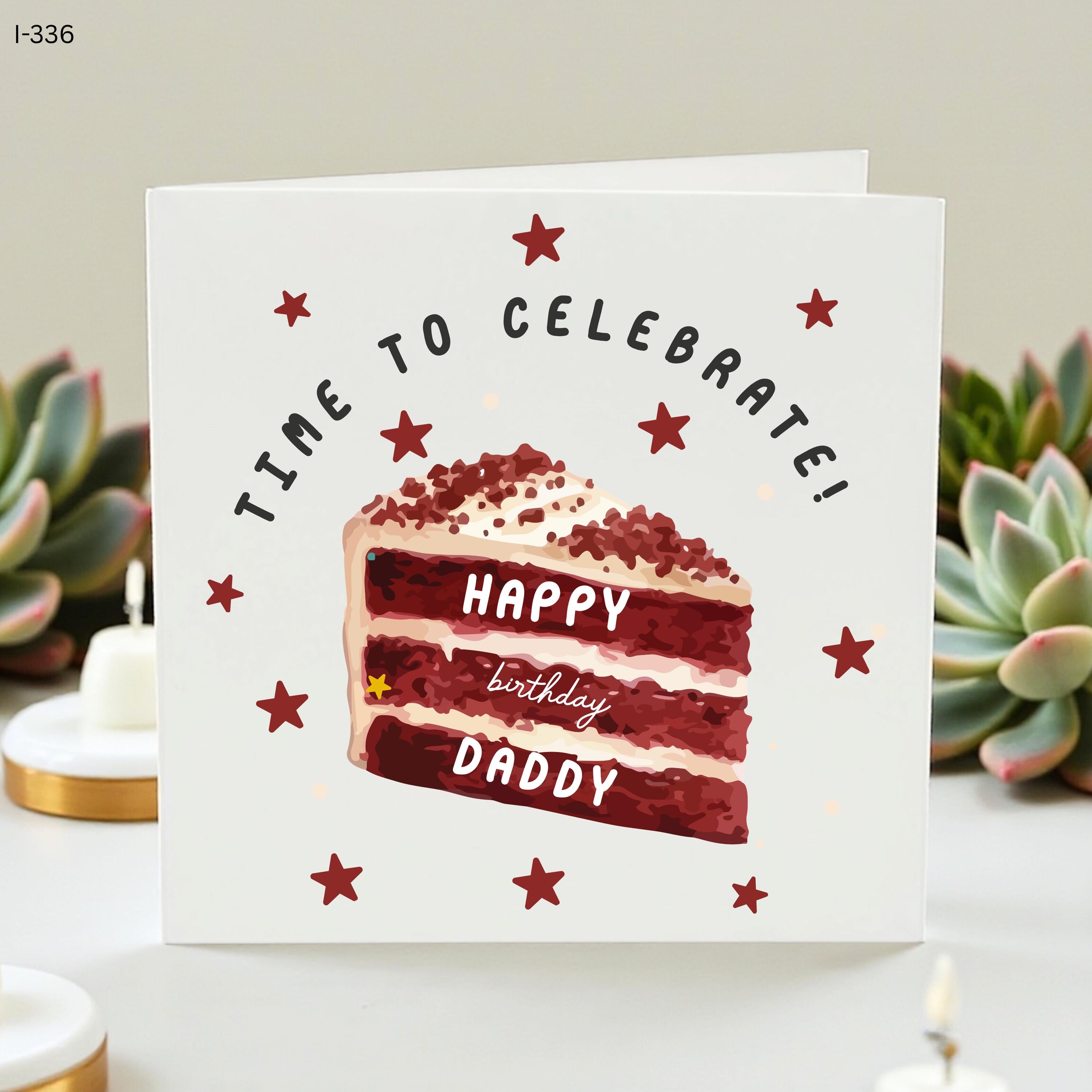 Dad Birthday Card, Birthday Card For Dad, Happy Birthday Dad Card, Birthday Card Dad, Dad Birthday Card From Daughter, From Son, Gift 6x6