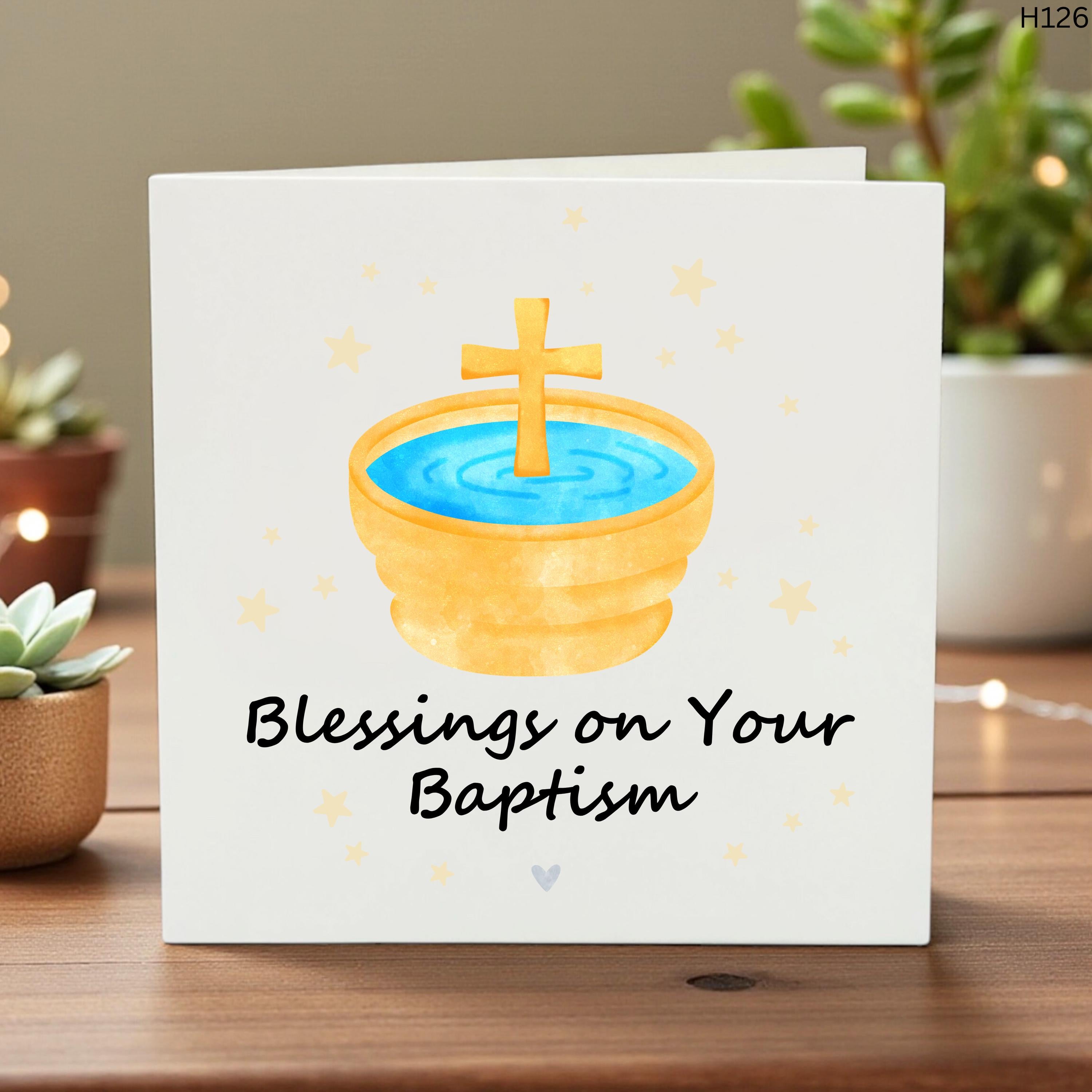 Blessings on Your Baptism Day, Sarrah,Welcome to God's Family, Sarrah-personalised Baptism card-Blessings On Baptism, custom Baptism Card