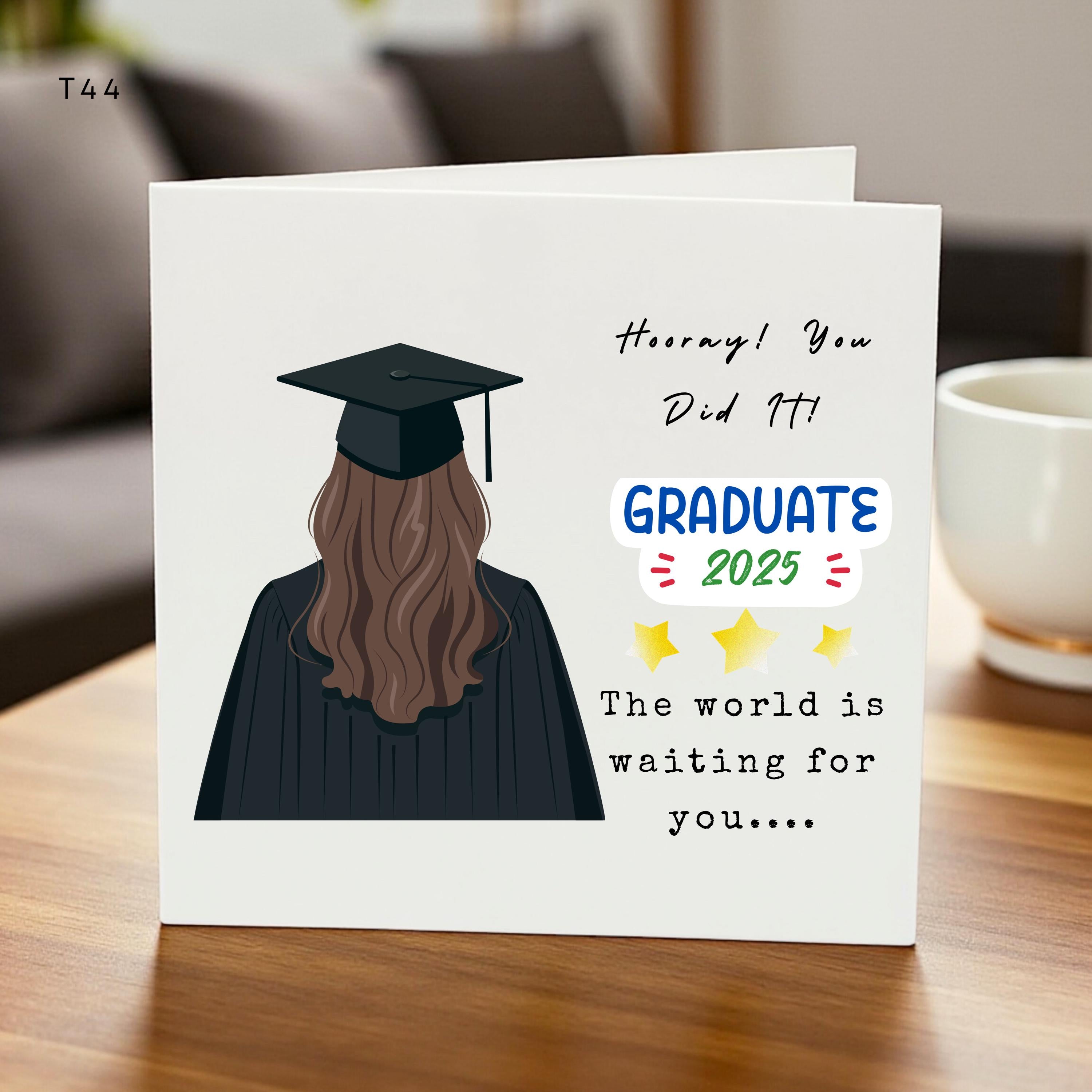 Personalised Graduation Card 2026, Custom Graduate Card for Her, Congratulations Graduation Card, School College University Grad Card