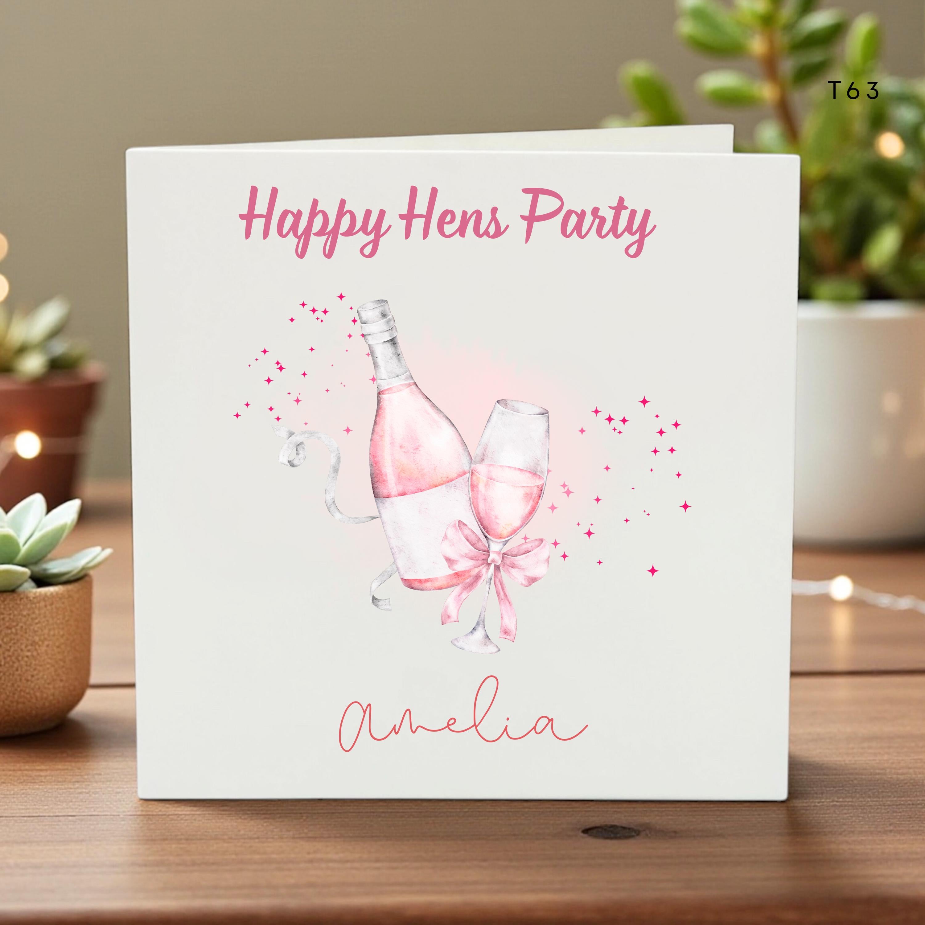 Hen Do Card Personalised, Hen Do  Card, Happy Hen Do, Card For Bride To Be, Team Bride, Bridal Shower, Hen Party Gift, Hen Weekend.