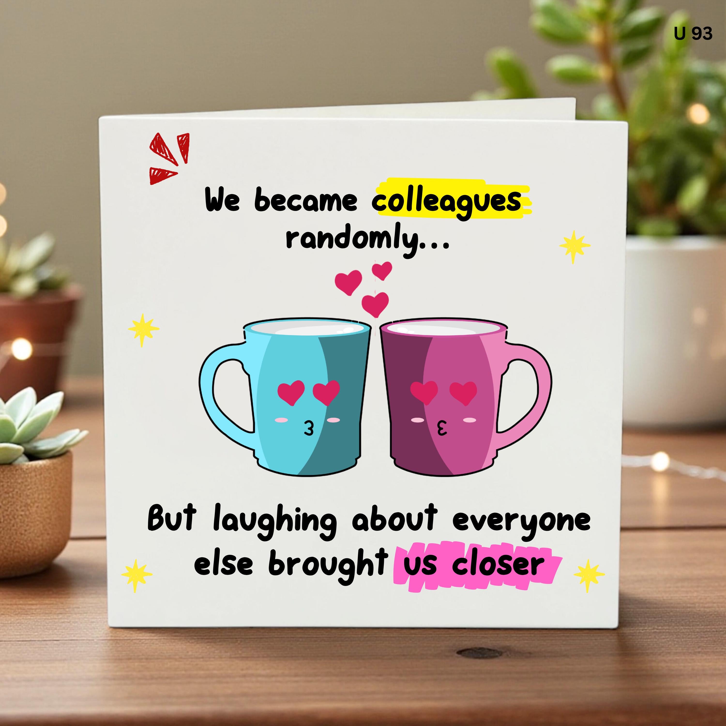 Funny Work Friend Card, Colleague Birthday Card, Office Bestie Gift, Coworker Leaving Card, Work Best Friend Gift, Work Humor Greeting Card