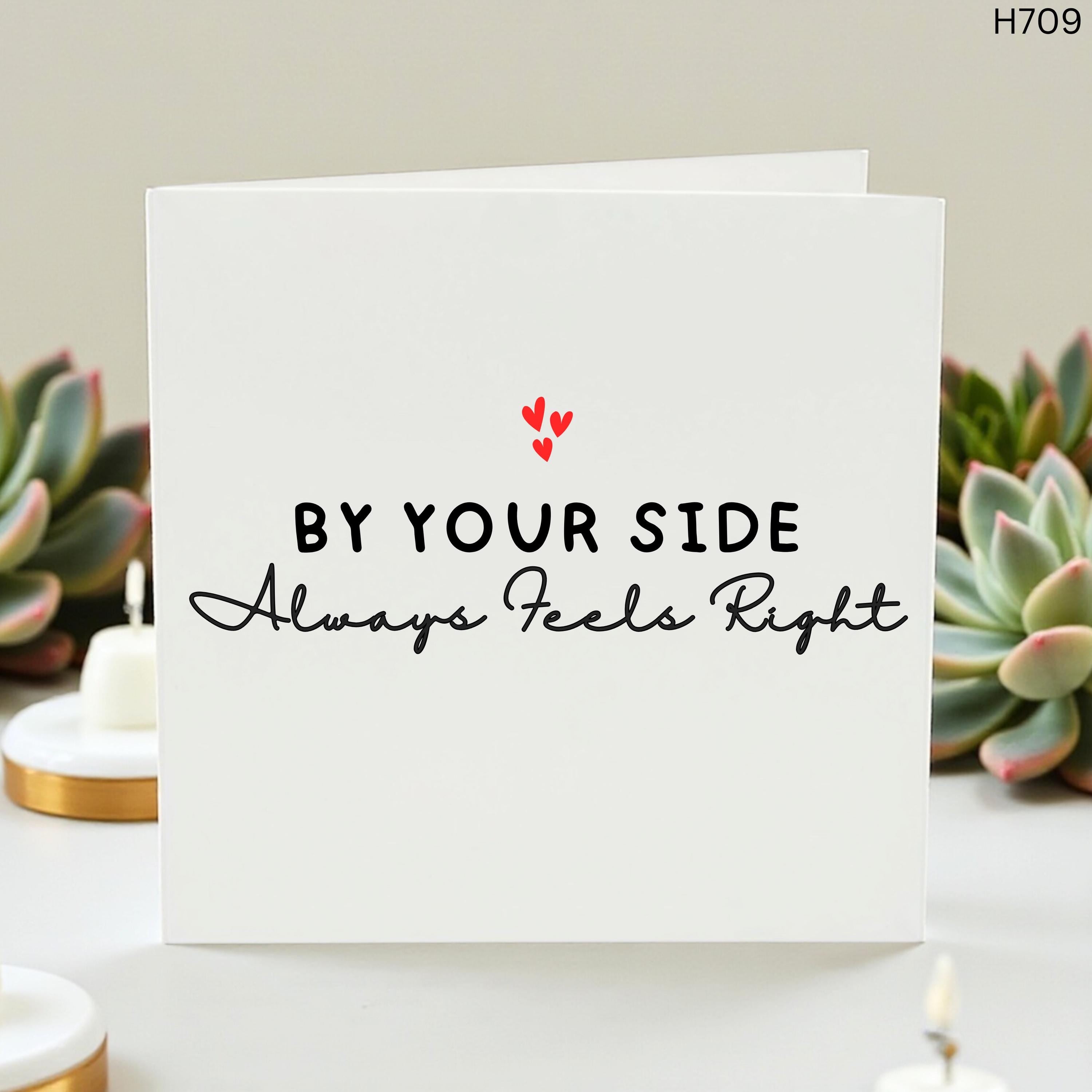 Romantic Love Card for Husband or Wife,Cute Anniversary Gift for Him or Her,Sentimental Greeting Card, Meaningful Relationship Keepsake Card