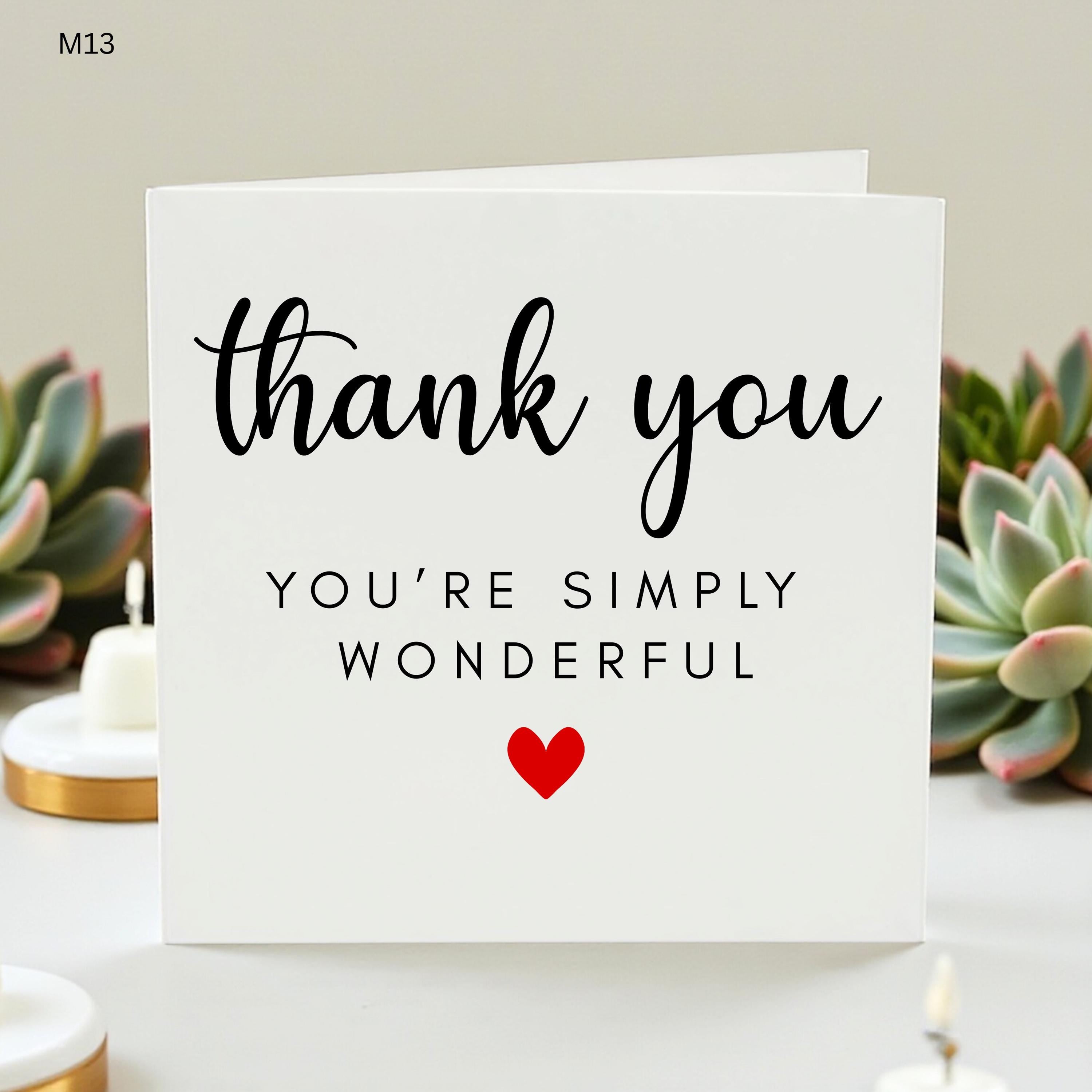 Thank You Card – You’re a Whole Lot of Lovely, Appreciation Card, Gratitude Card, Cute Thank You Note, Friendship Card, Wedding Thank You