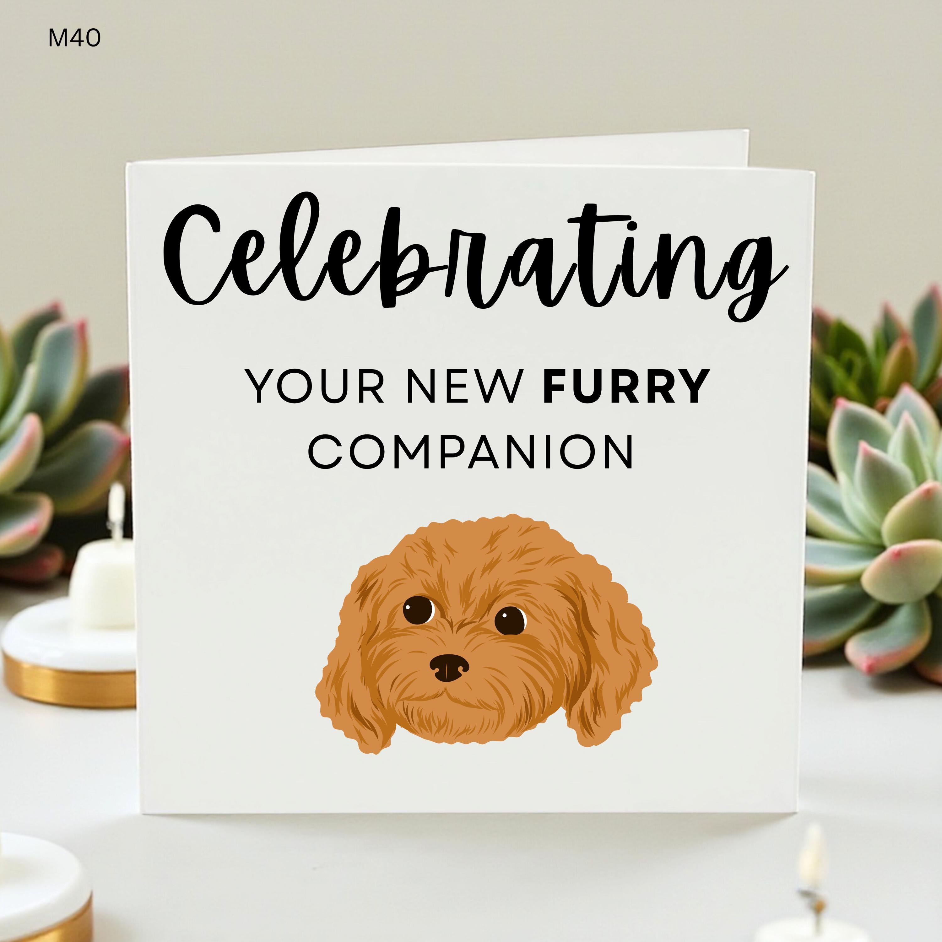New Puppy Card, Congratulations on Your New Dog, Dog Adoption Gift, New Pet Card, Gotcha Day Card, Welcome Home Puppy, Dog Lover Gift, Pet
