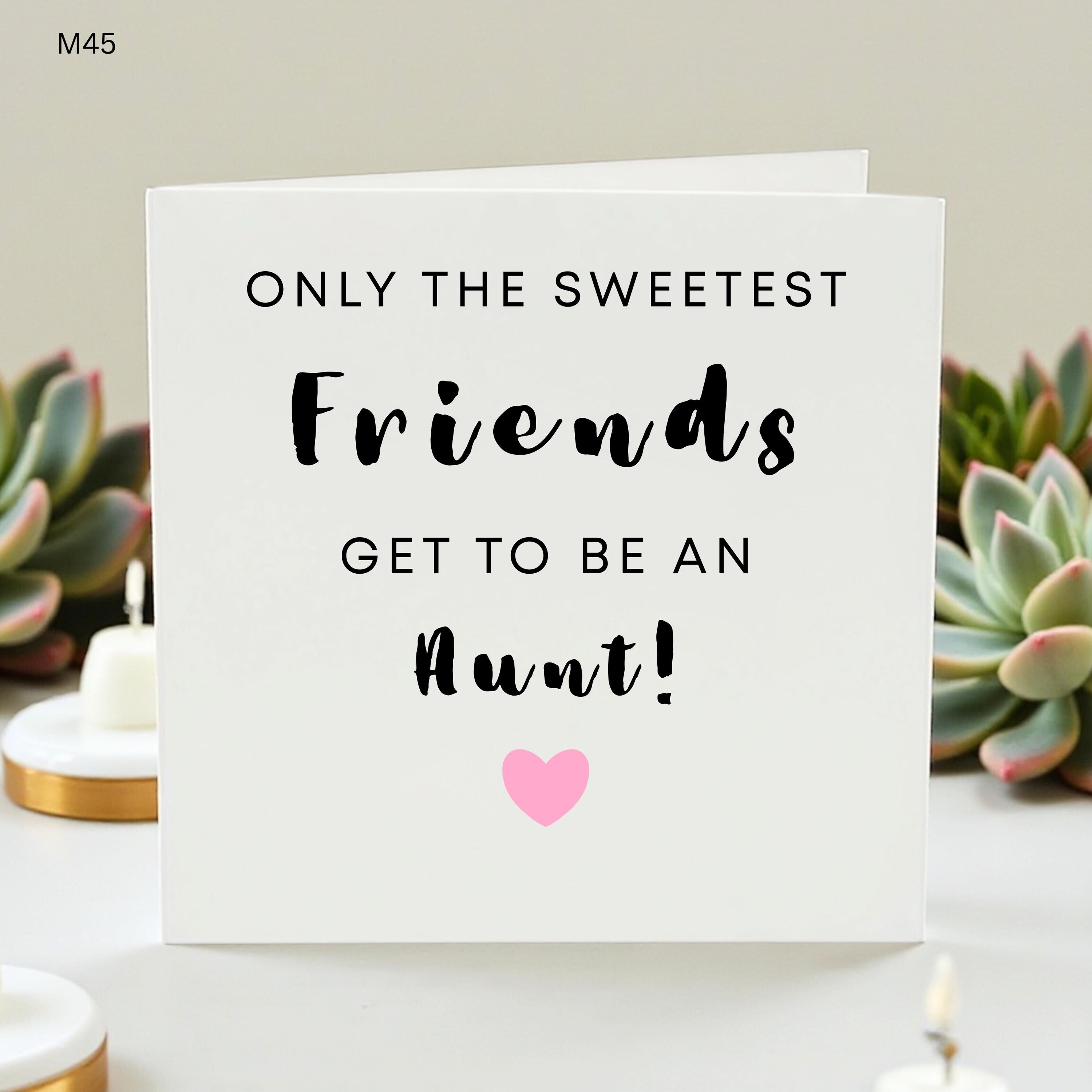New Aunt Reveal Card, Promotion to Aunt, Pregnancy Announcement to Sister, Best Friend Pregnancy Reveal, Sweet Aunt Card, Baby News, Auntie