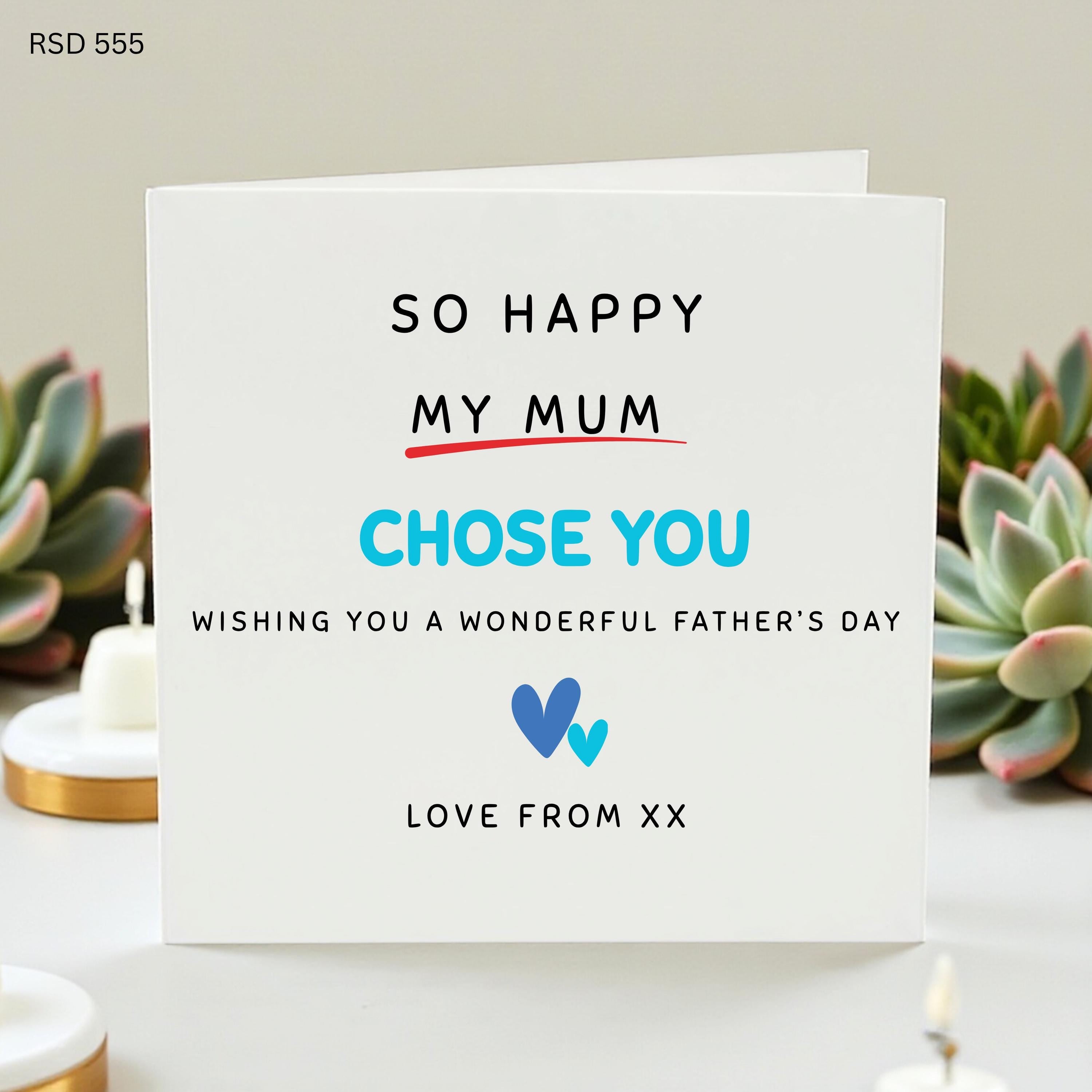 Stepdad Fathers Day Card from Stepchild, Funny Stepfather Card, To My Stepdad on Fathers Day, Bonus Dad Gift, Gift for Step Dad from Mom