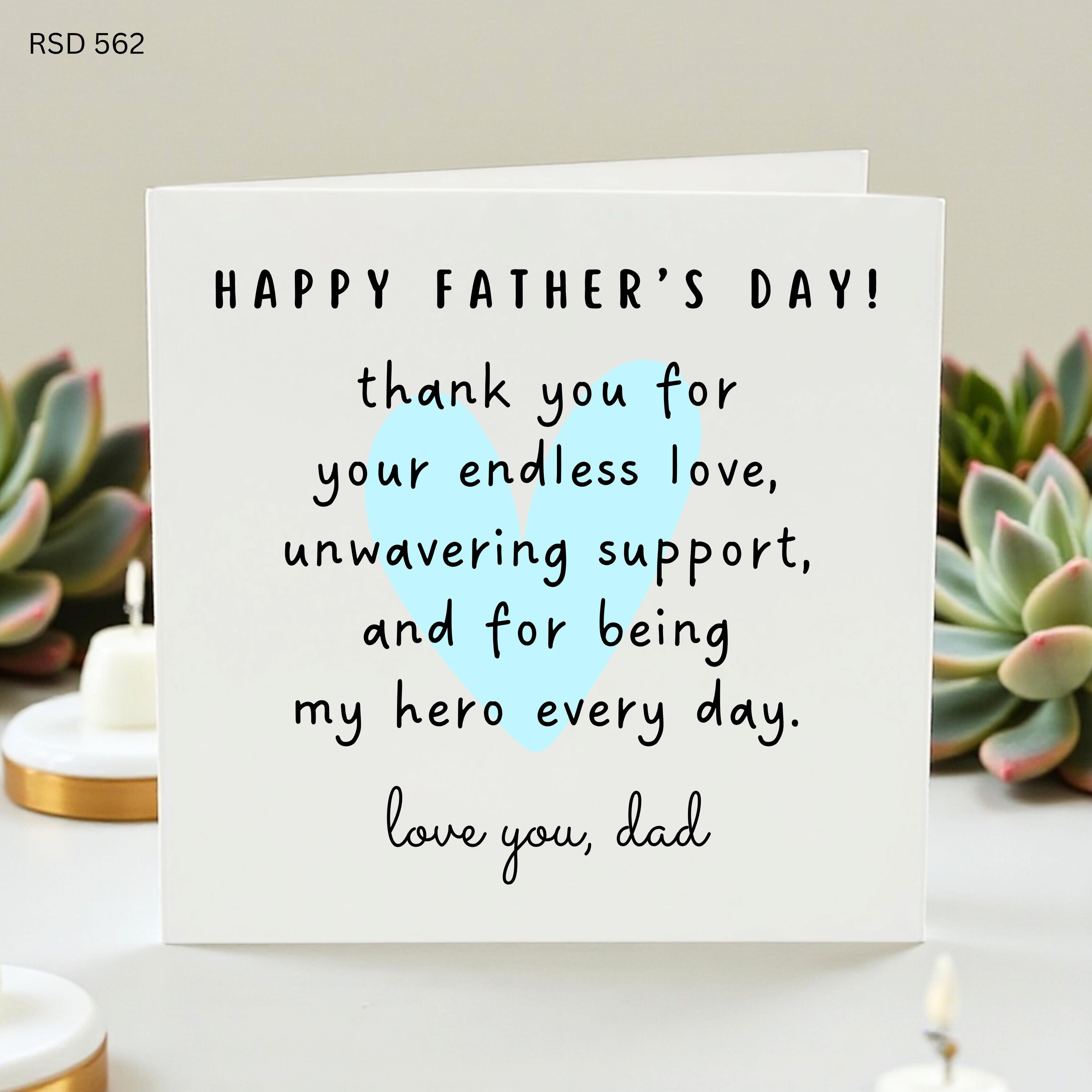Father's Day Card for Dad,Heartfelt Message Card, Dad Appreciation Gift, Happy Father's Day Card, Thank You Dad, Best Dad Card,Hero Dad Gift