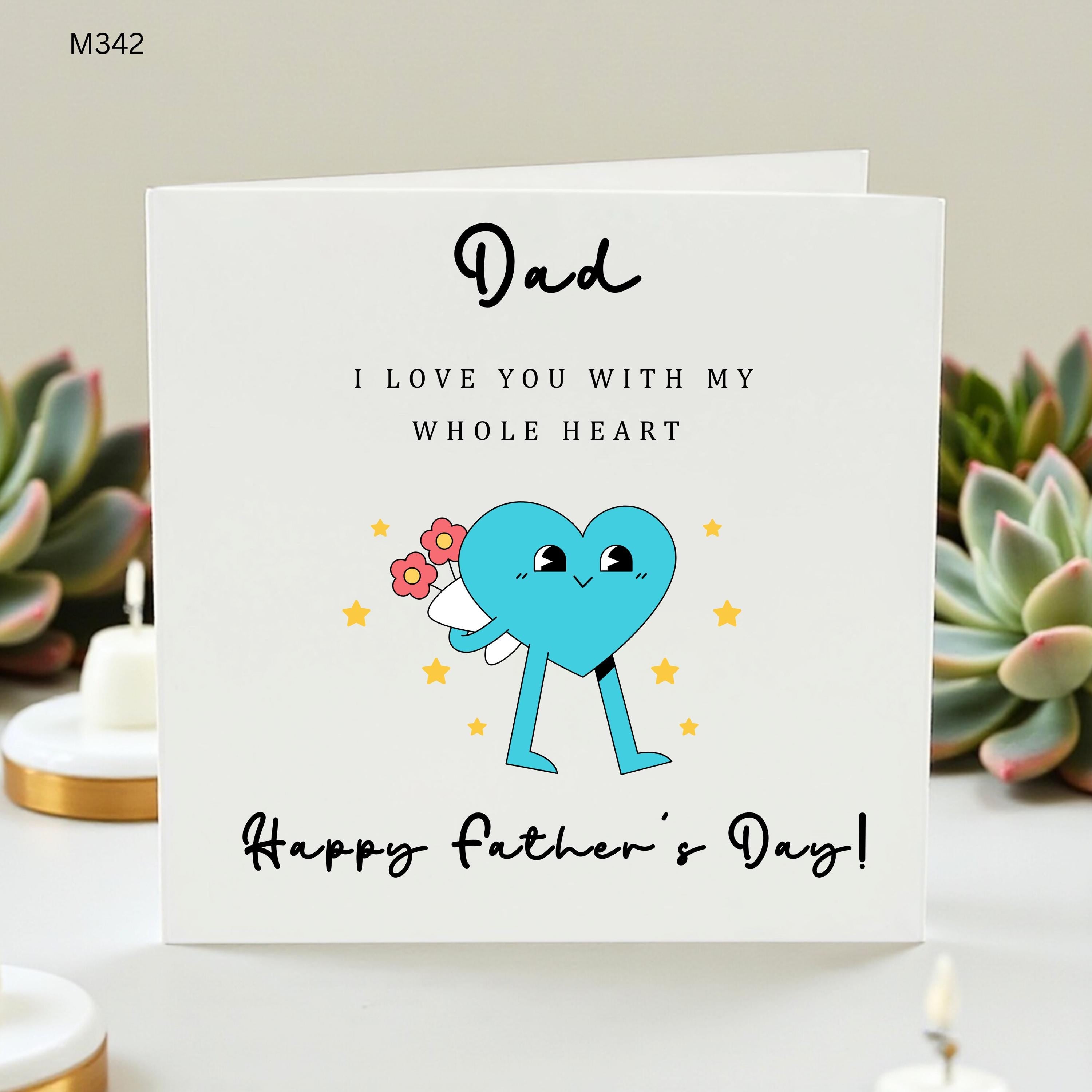 Personalized First Father's Day Card for Grandad, Custom 1st Father's Day Grandparent Gift, Happy Father's Day Grandad from Grandson