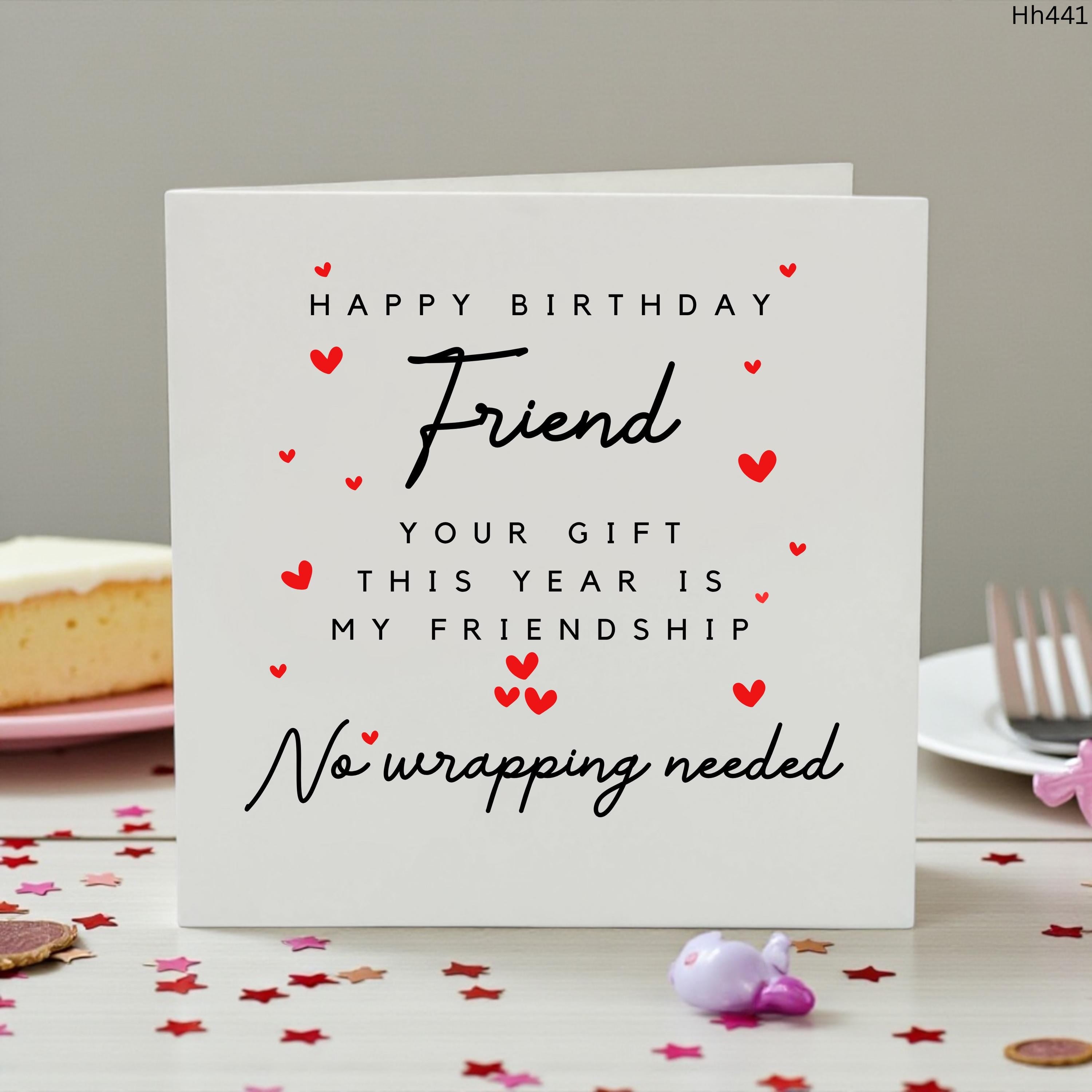 Funny Friend Birthday Card, Best Friend Birthday Card, Friendship Birthday Card, Happy Birthday Friend, Bestie Birthday Card, Friend Gift